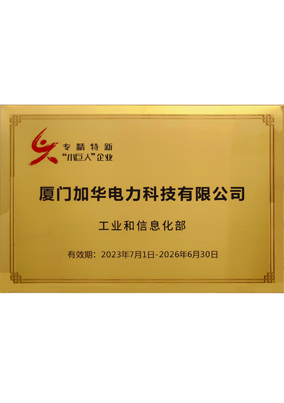 国家级“专精特新”小巨人